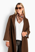 HÉST Annie Silk Scarf Large Thrush