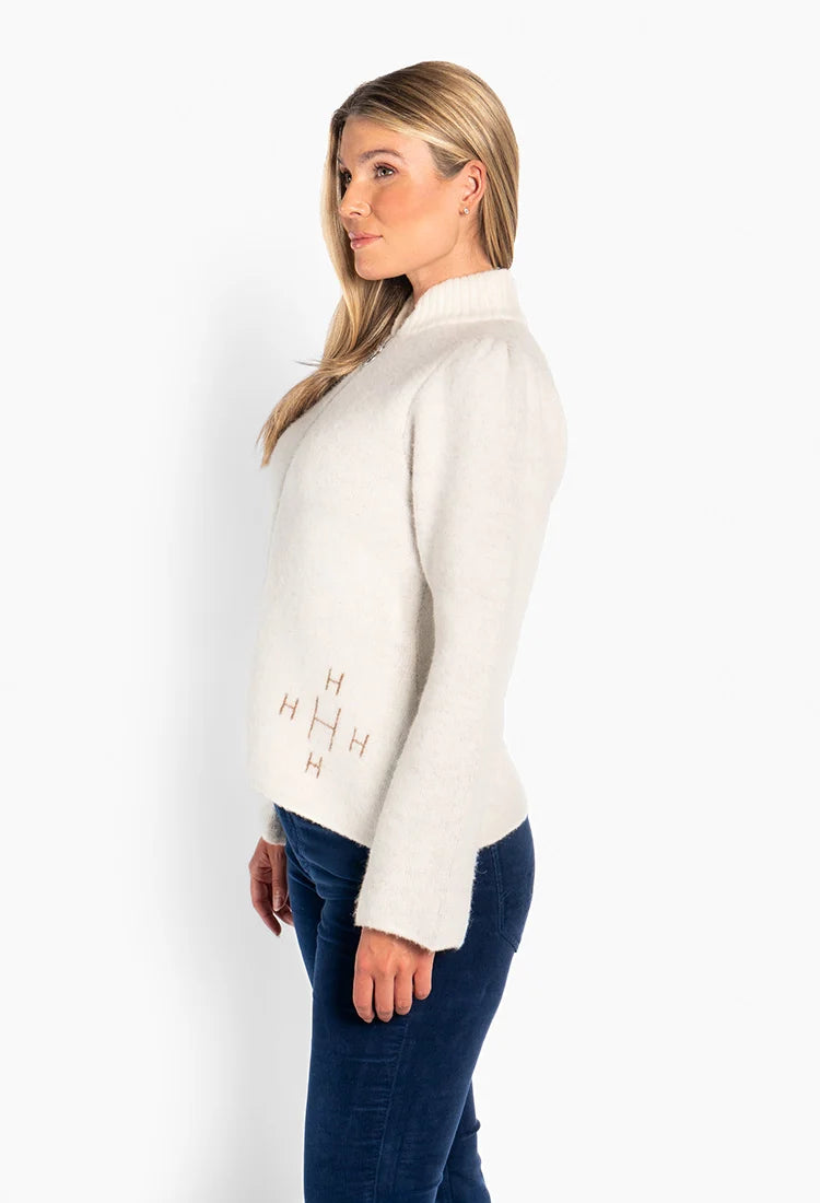 Hést Filippa Zip Jacket Vanilla Ice1