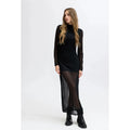 Dress soft Lace shirt - Black