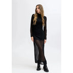 Dress soft Lace shirt - Black