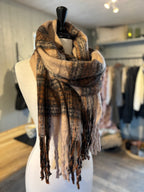 Classic Fluffy scarf w 10% wool